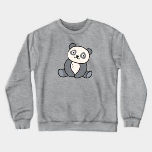 Cute Panda Bear Doodle Drawing Crewneck Sweatshirt